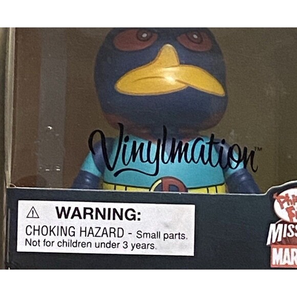 Disney Store Vinylmation Phineas Ferb Perry Agent P Figure Mission Marvel New - Picture 10 of 10